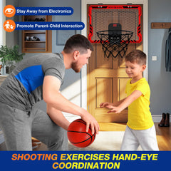 ropoda 3-modes dunkable hoop suited for kids shooting practice