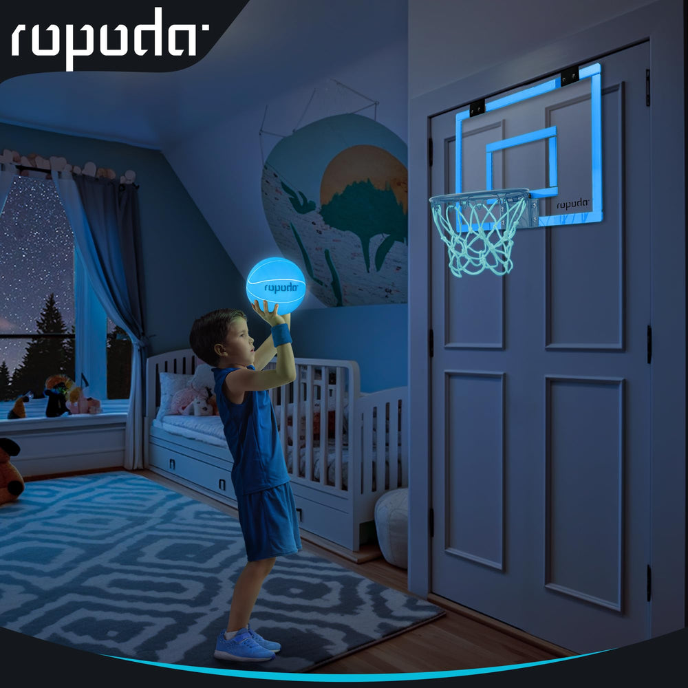ropoda blue backboard adds color and focus for practice