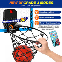 Ropoda mini hoop over the door with four rubber balls for quick, fun practice.