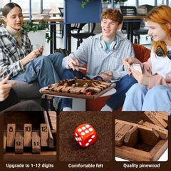 ropoda Shut The Box dice ready for quick addition challenges