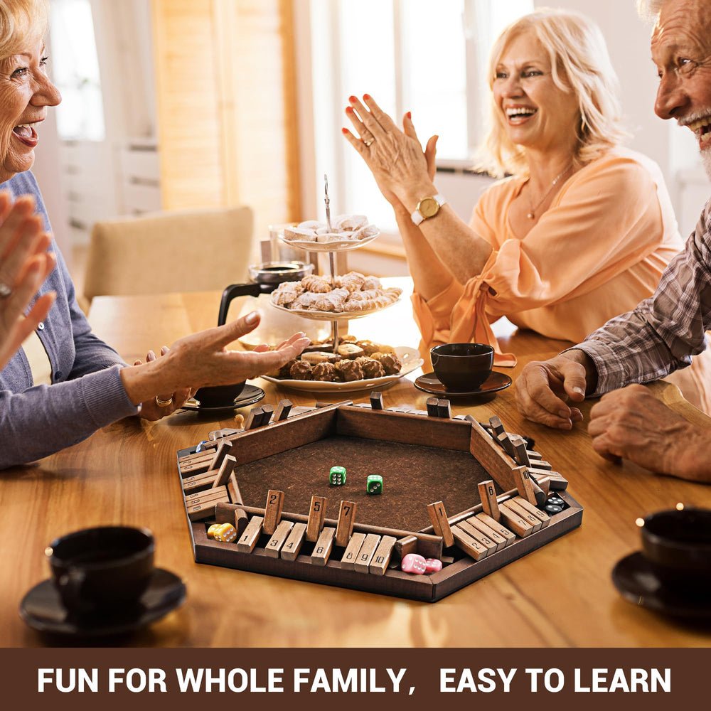 Ropoda six-player setup supports cooperative play and quick math challenges.