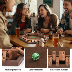 Ropoda vintage wooden design elevates family game night ambiance.