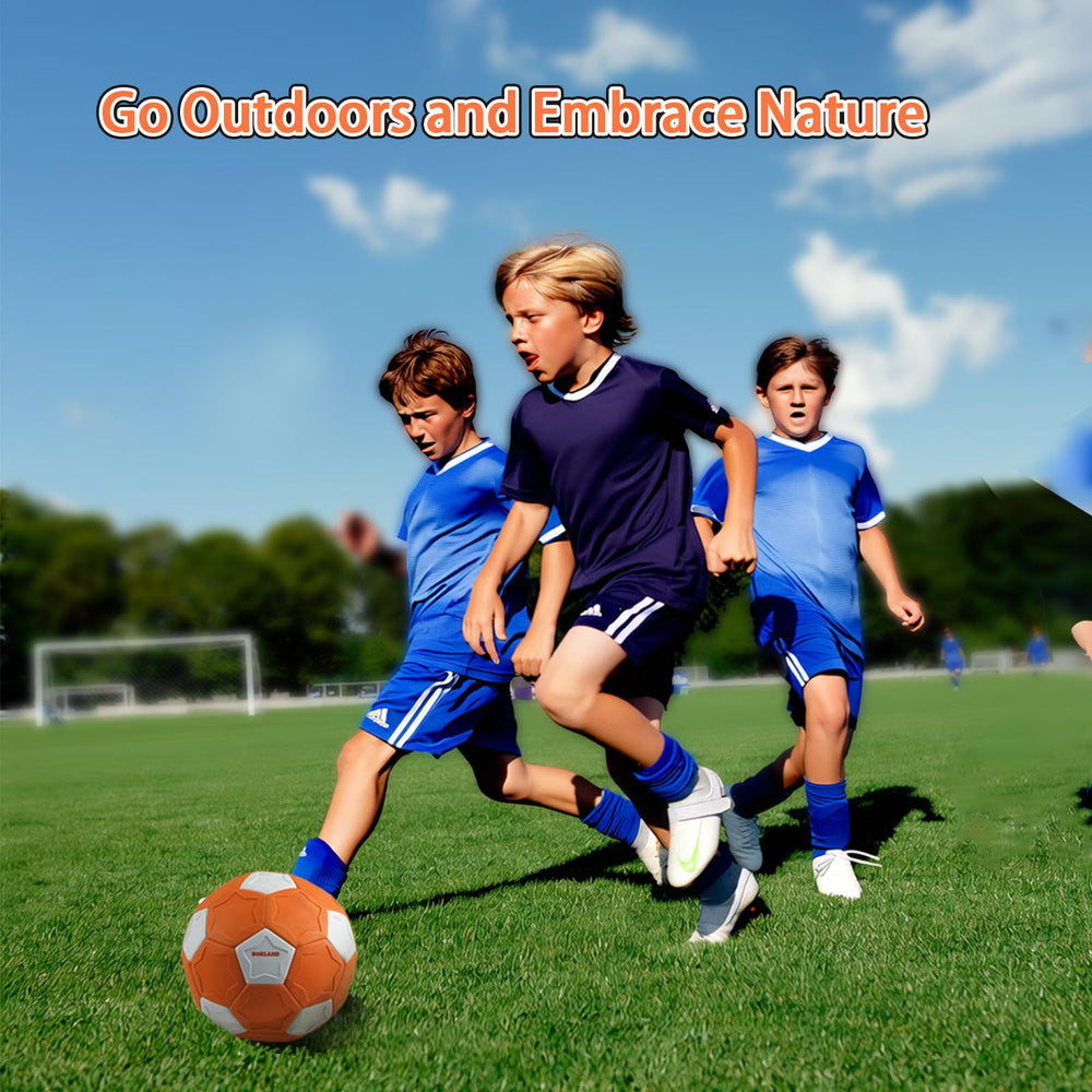 RORLAND Swerve and Curve ball in backyard, durable for outdoor practice.
