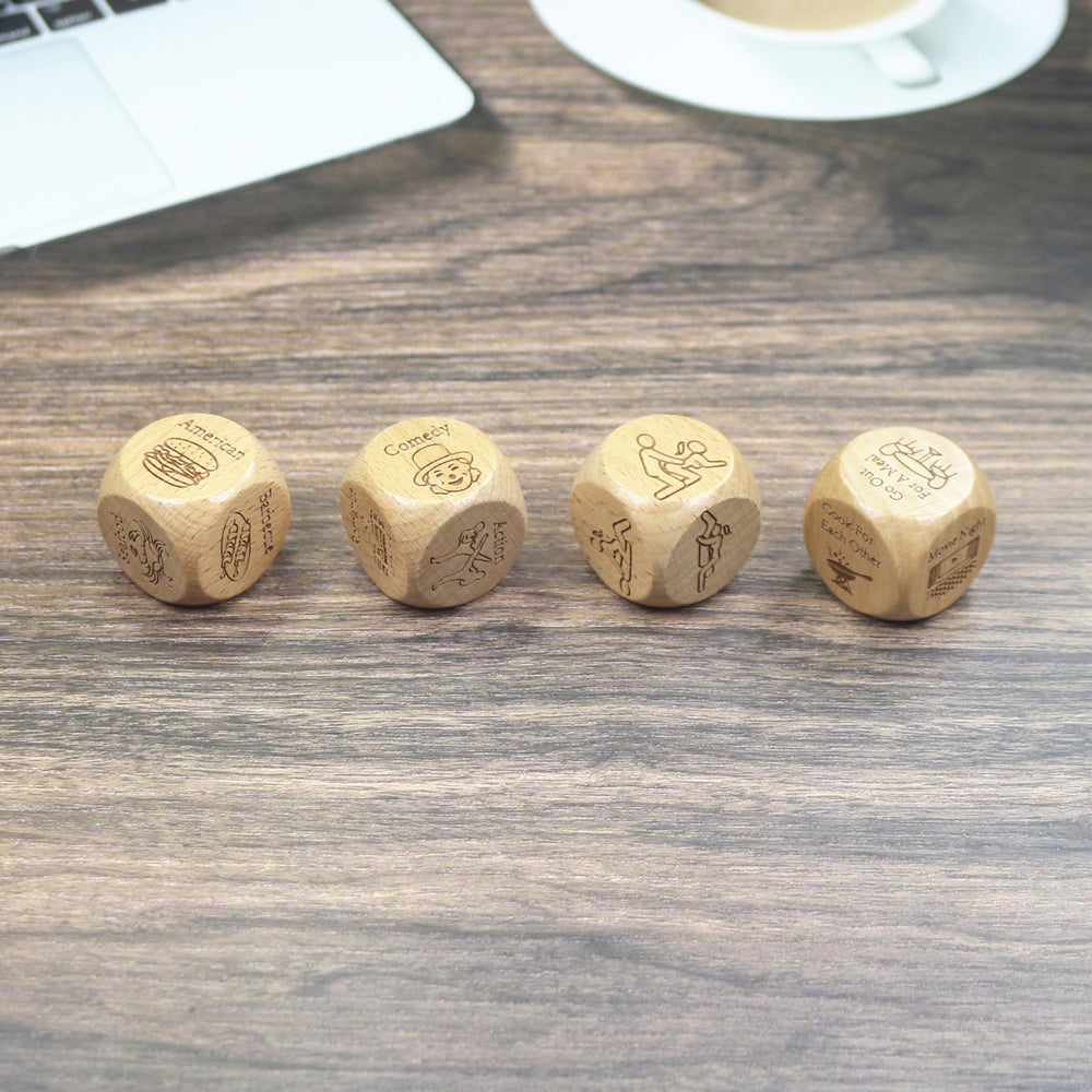 RORTUSAT date night dice six sides offering playful decision options.