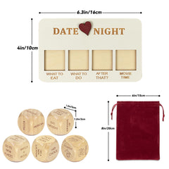 RORTUSAT Date Night Dice velvet bag preserves dice during travel.