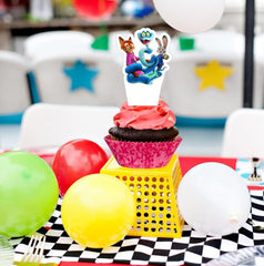 Rosdeer Zootopia 2 cupcake topper hero-3 simplifies party food decoration.