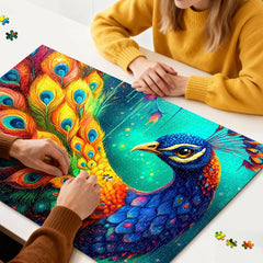 Rose Rain dust-free thick-board puzzle reduces dust for a cleaner build