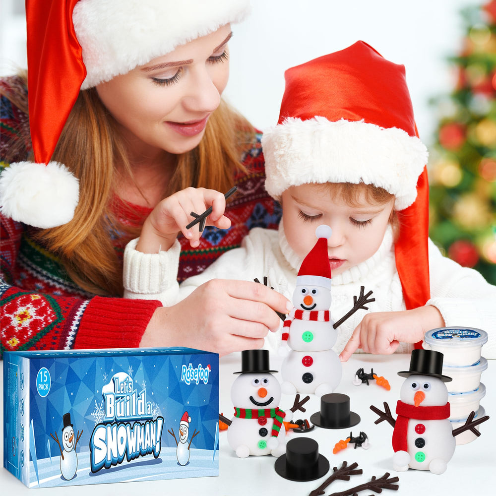 RoseFog Snowman eyes help craft friendly expressions in kids' crafts.