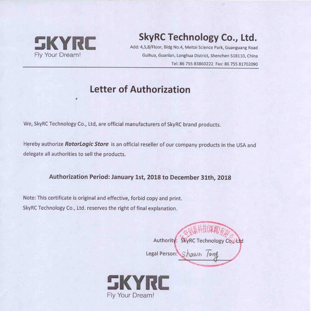RotorLogic SKYRC iMAX B6AC V2 charger rear view shows dual power input for flexible operation