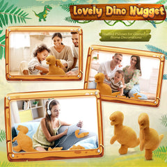 RoundFunny baby parasaurolophus plush for friendly reading time