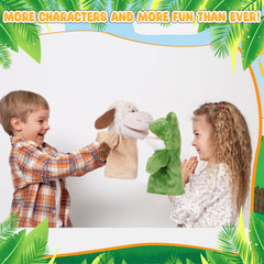 RoundFunny puppets set storytime collection for group storytelling.