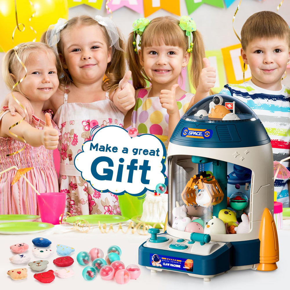 ROUSKY home arcade toy provides hands-on challenge and easy prize re-stocking.