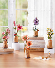 Rowood adjustable stems for customizable bouquets and varied floral shapes.