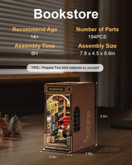 Rowood Book Nook Kit dividers and inserts ease assembly
