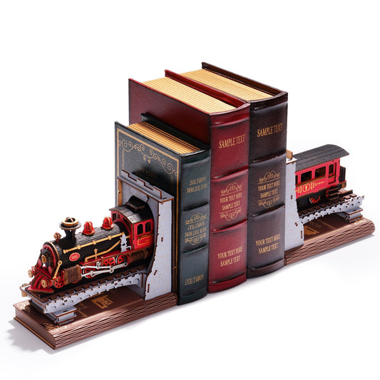 Rowood Century Train Book Nook Kit ready for assembly on your shelf
