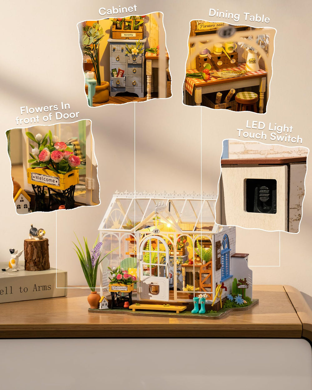 Rowood DIY Miniature House Kit assembly guide aids easy setup
