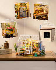 Rowood DIY Miniature House Kit assembly guide aids easy setup