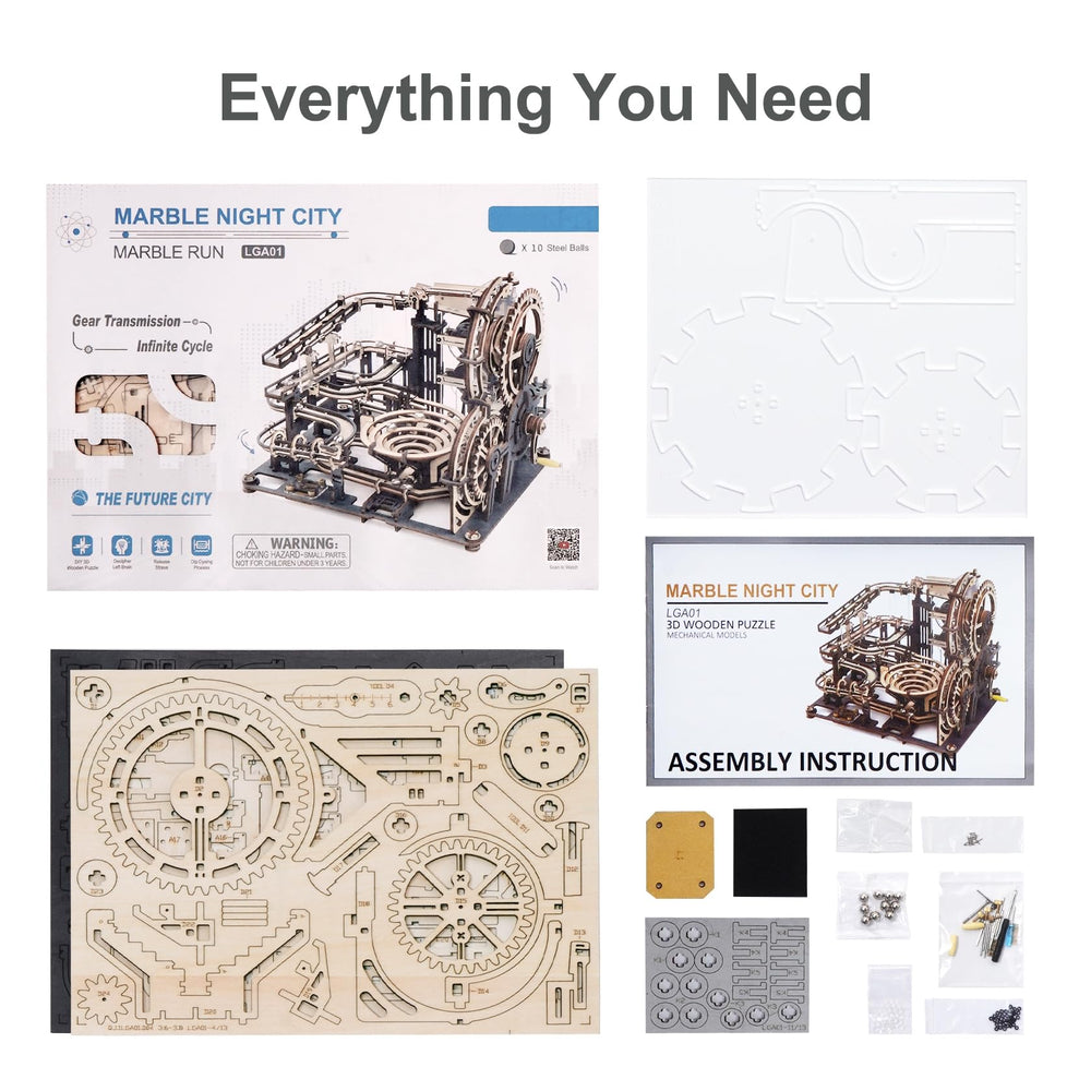 Rowood Marble Night City LGA01 gift-ready design appeals to puzzle enthusiasts.