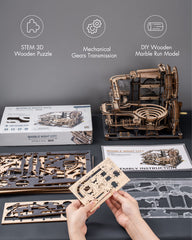 Rowood Marble Night City LGA01 plywood materials emphasize non-toxic construction.