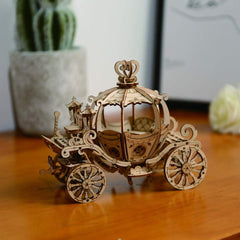 Rowood Pumpkin Cart instruction scene with step-by-step guide.