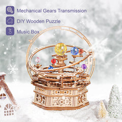 rowood starry night 3d puzzle pieces ready for easy assembly and satisfaction