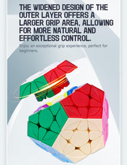 Roxenda Megaminx with anti-pop technology for reliable speed-cubing practice