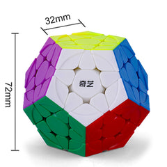 Roxenda Megaminx cube turning action highlighting fast, controlled turns