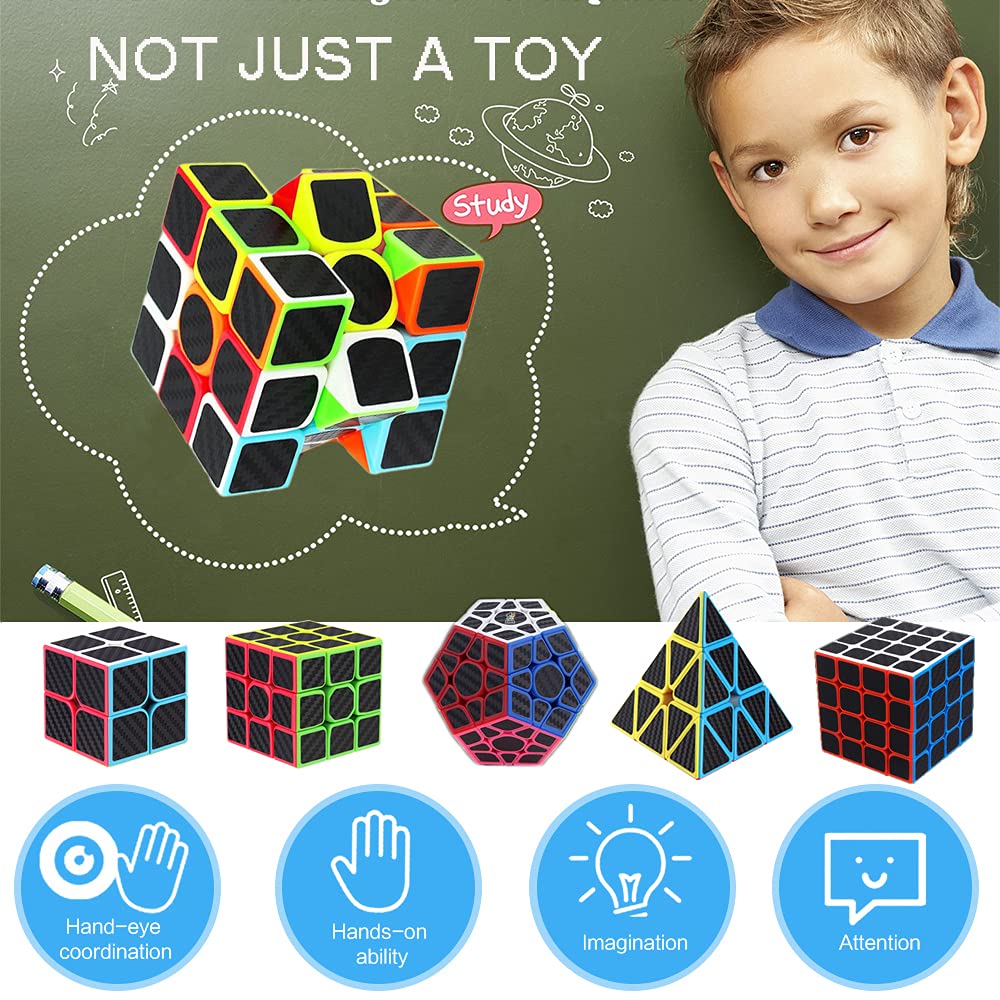 Roxenda Speed Cube Pyramid in motion for spatial thinking challenge