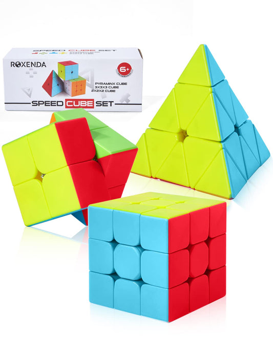 Roxenda Speed Cube Set 2x2x2 cube ready for fast turning practice.