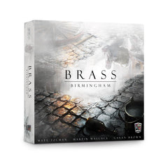 Roxley Games Brass: Birmingham resource cubes illustrate costs and supply tracks for decision making.
