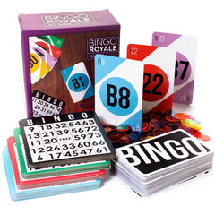 Royal Bingo Supplies calling cards deck for quick, large-group bingo sessions.