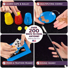 Royal Magic Penn & Teller zig zag card demonstration for quick illusion reveals