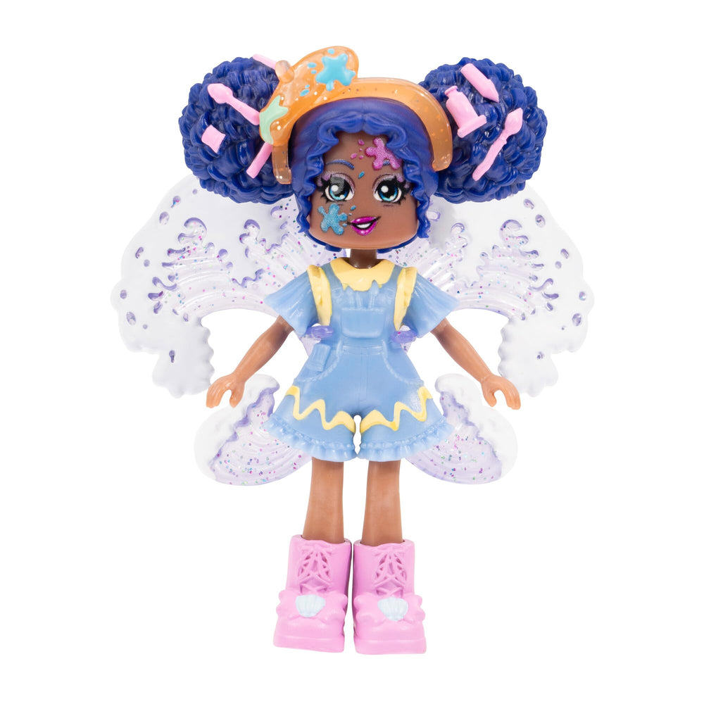 Royale High doll with six accessories ready for creative styling.