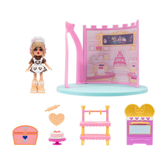 Royale High baking class playset oven open for interactive pretend baking