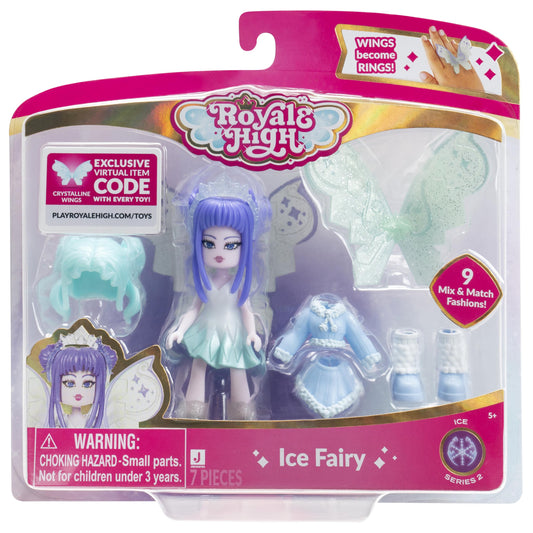 Royale High Ice Fairy doll 3-inch with vivid details for imaginative play