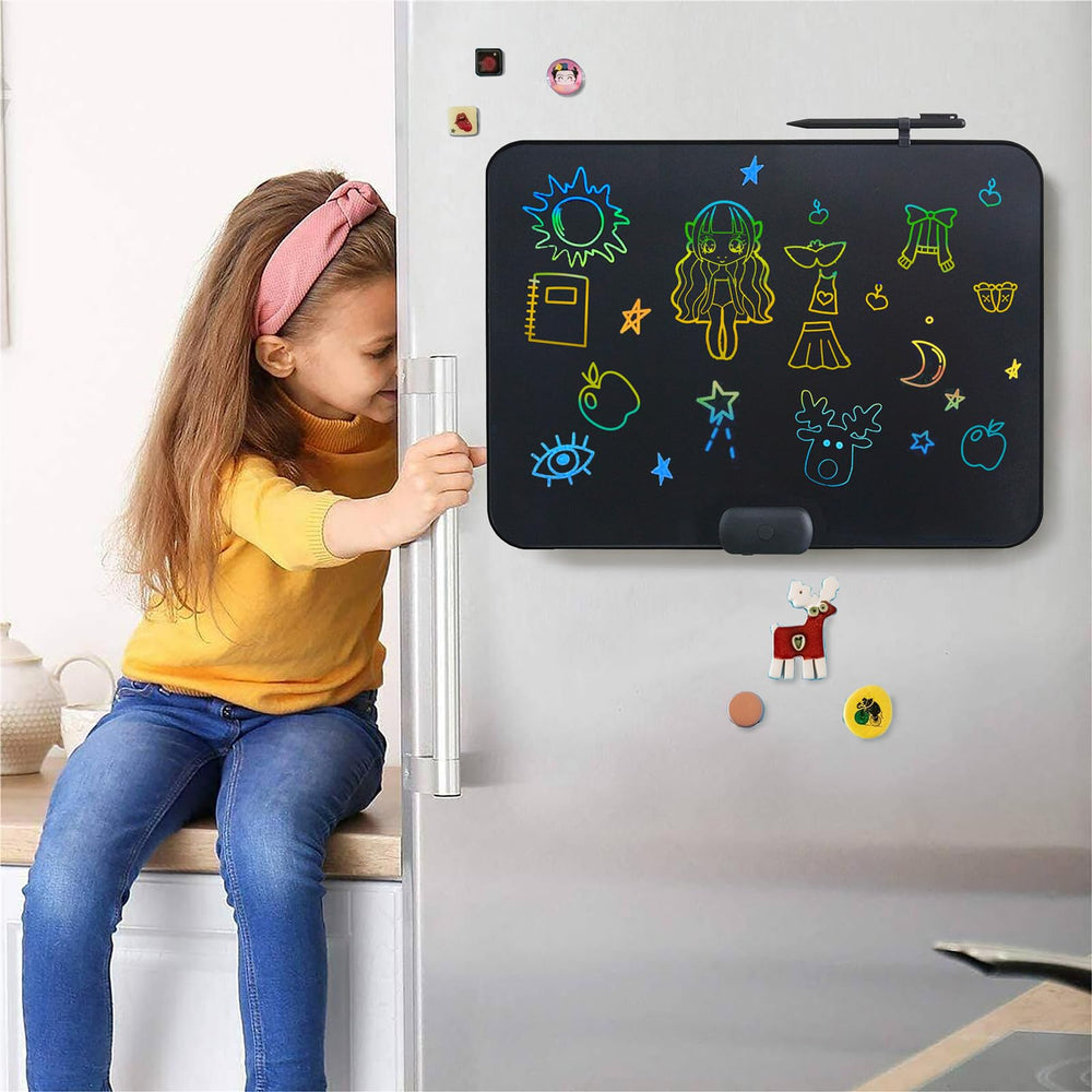 ROYALITA LCD writing tablet lock screen to prevent accidental deletion.