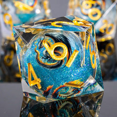 Roycevon storage jar keeps each die protected during travel