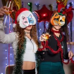 RQPQBO Therian mask party gift pack for celebrations