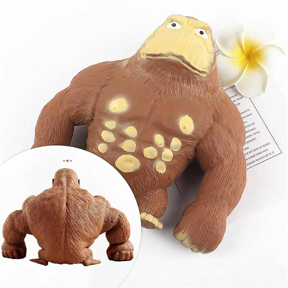 RRSDJJ glue-sand-filled gorilla shows unique texture for sensory play