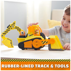 Rubble & Crew construction toy showcase encourages collaborative playtime.