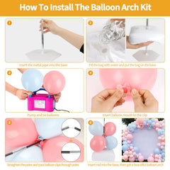 RUBFAC balloon clips pack keeps balloons secure and neat.