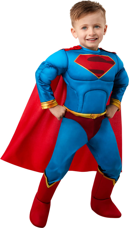 Rubies Superman toddler padded jumpsuit for comfy hero-play and photos
