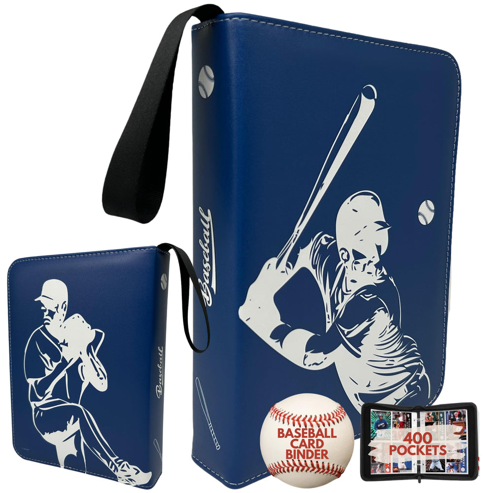rucher blue binder keeps cards organized and easily accessible