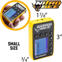 Rugged Radios Nitro Bee race control priority feature enabling critical messages.