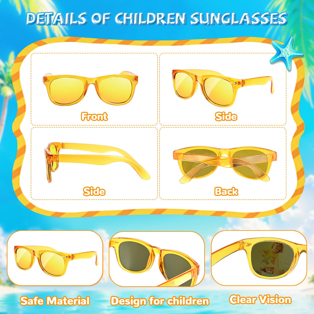 Rugort kids sunglasses durable unbreakable frame for safe summer adventures