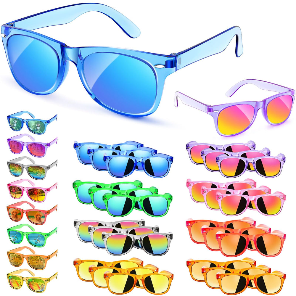 Rugort kids sunglasses variety neon colors for fun party accessories