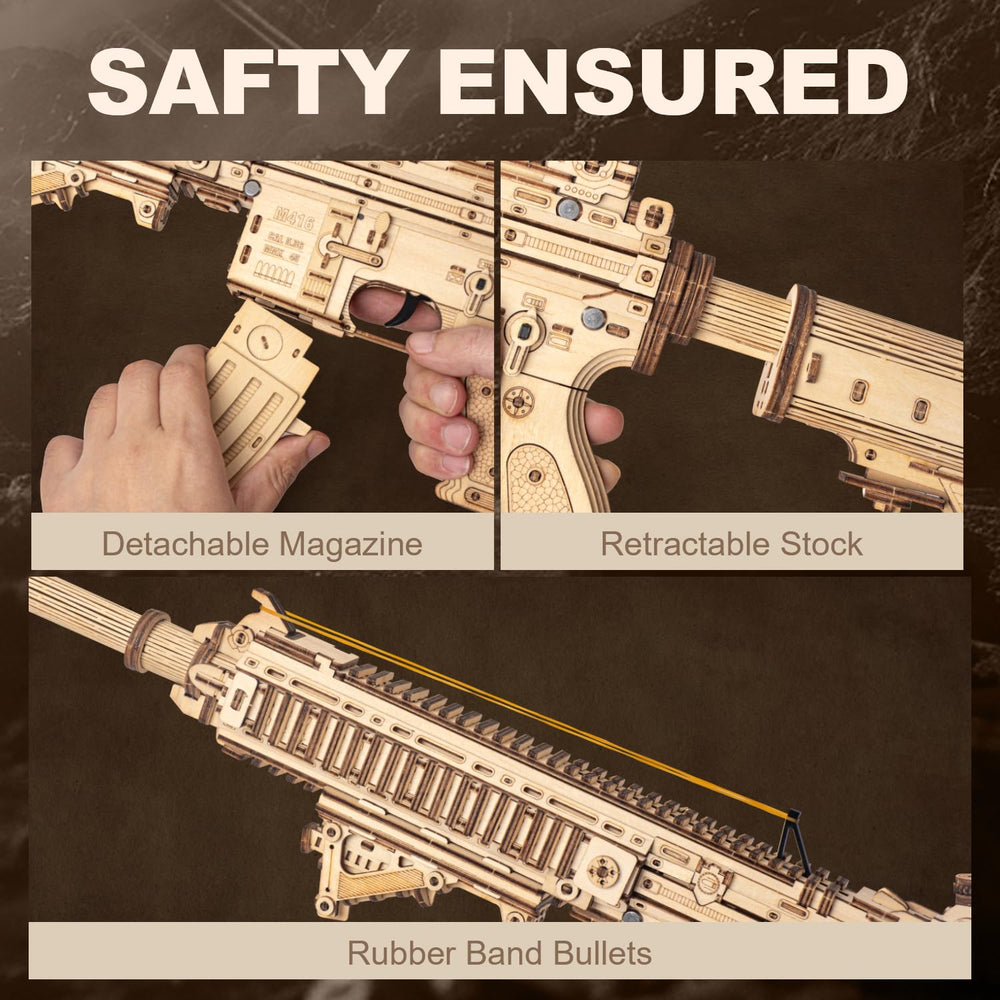 RUIFAM laser-cut parts ensure precise fits for a satisfying build