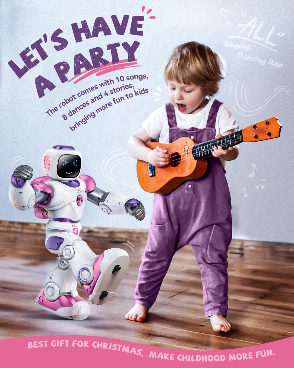 Ruko 1088 dancing moves showcase fun rhythm-based activities for kids.