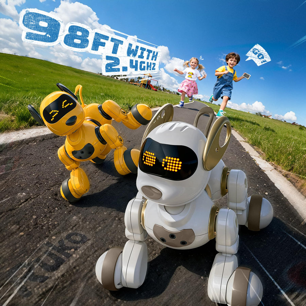 Ruko 18011 programming mode invites kids to create 50 moves.