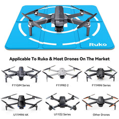 Ruko H002 waterproof surface protects drone motors during takeoff and landing.